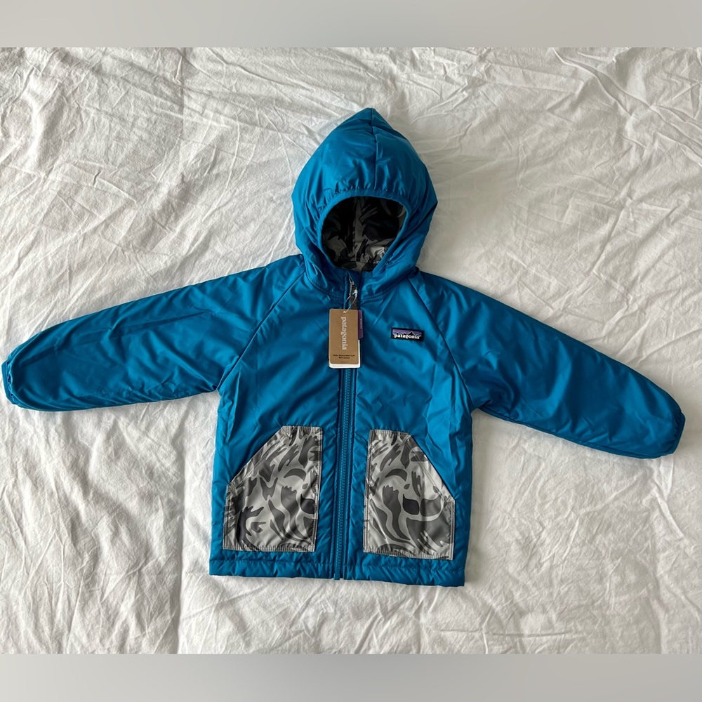 NWT! Patagonia Baby Reversible Puff-Ball Jacket 3T